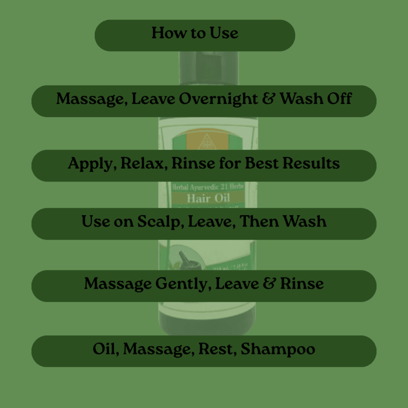 Herbal Khadi Hair Oil with 21 Natural Ingredients