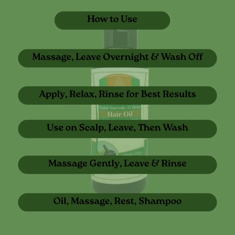 Herbal Khadi Hair Oil with 21 Natural Ingredients