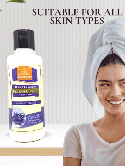 Khadi Lavender Fairness Lotion with Shea