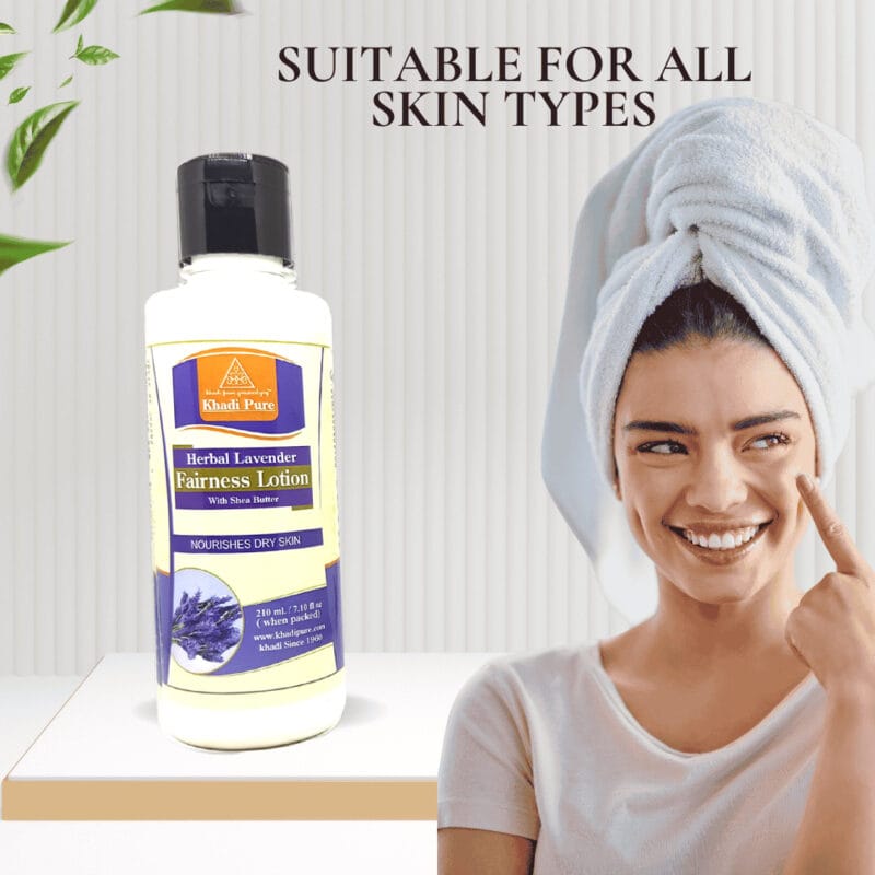 Khadi Lavender Fairness Lotion with Shea