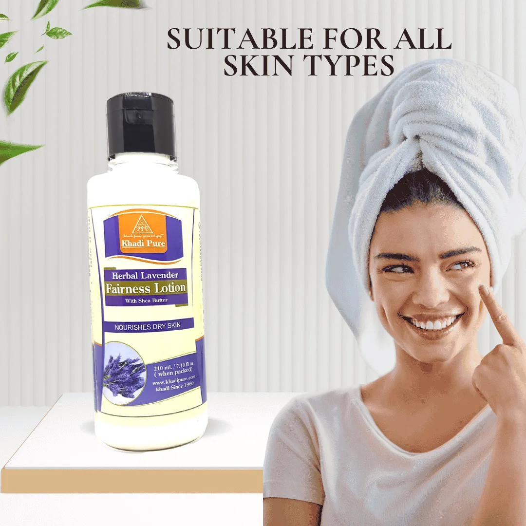 Khadi Lavender Fairness Lotion with Shea