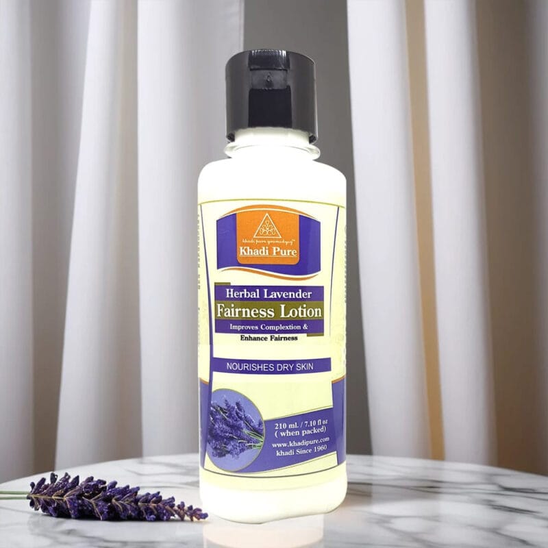 Herbal Lavender Fairness Lotion by Khadi