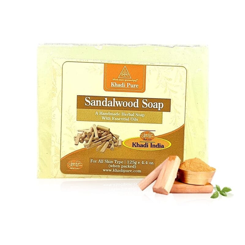 Ayurvedic sandalwood soap for daily skincare