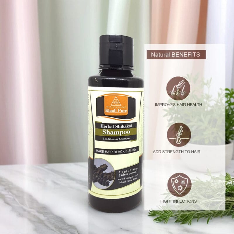 Khadi Herbal Shikakai Shampoo for Healthy Hair