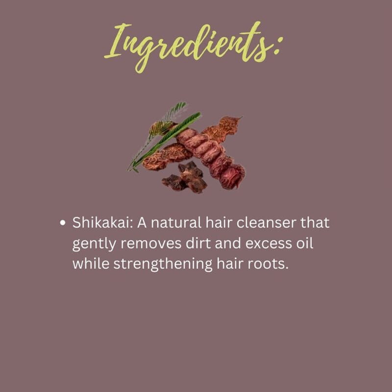 Natural Khadi Herbal Shikakai Shampoo Bottle
