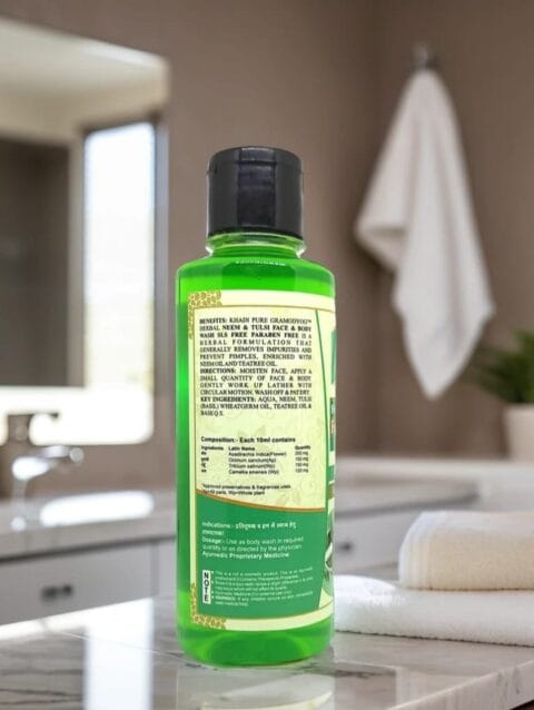 Khadi SLS-Free Neem Tulsi Skin Cleanser