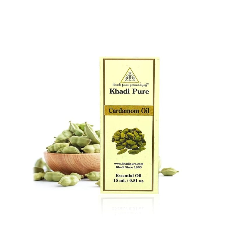 Khadi Pure Herbal Cardamom Essential Oil | Digestive Health | Respiratory Support | Mood Enhancement | Pain Relief | 15ml - Image 9