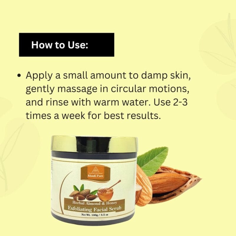 Khadi Scrub with Almond Honey Goodness