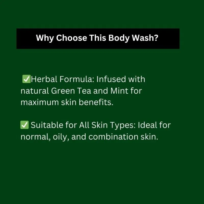 Khadi Herbal Green Tea Body Wash