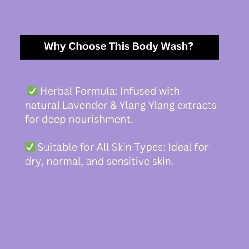 Khadi Body Wash – Lavender Ylang Ylang Bliss