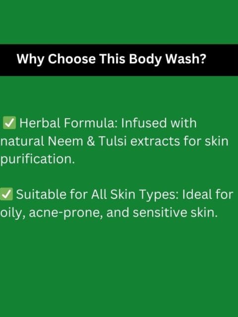 Neem Tulsi Herbal Face & Body Wash