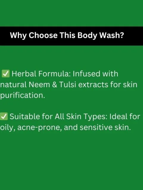 Neem Tulsi Herbal Face & Body Wash
