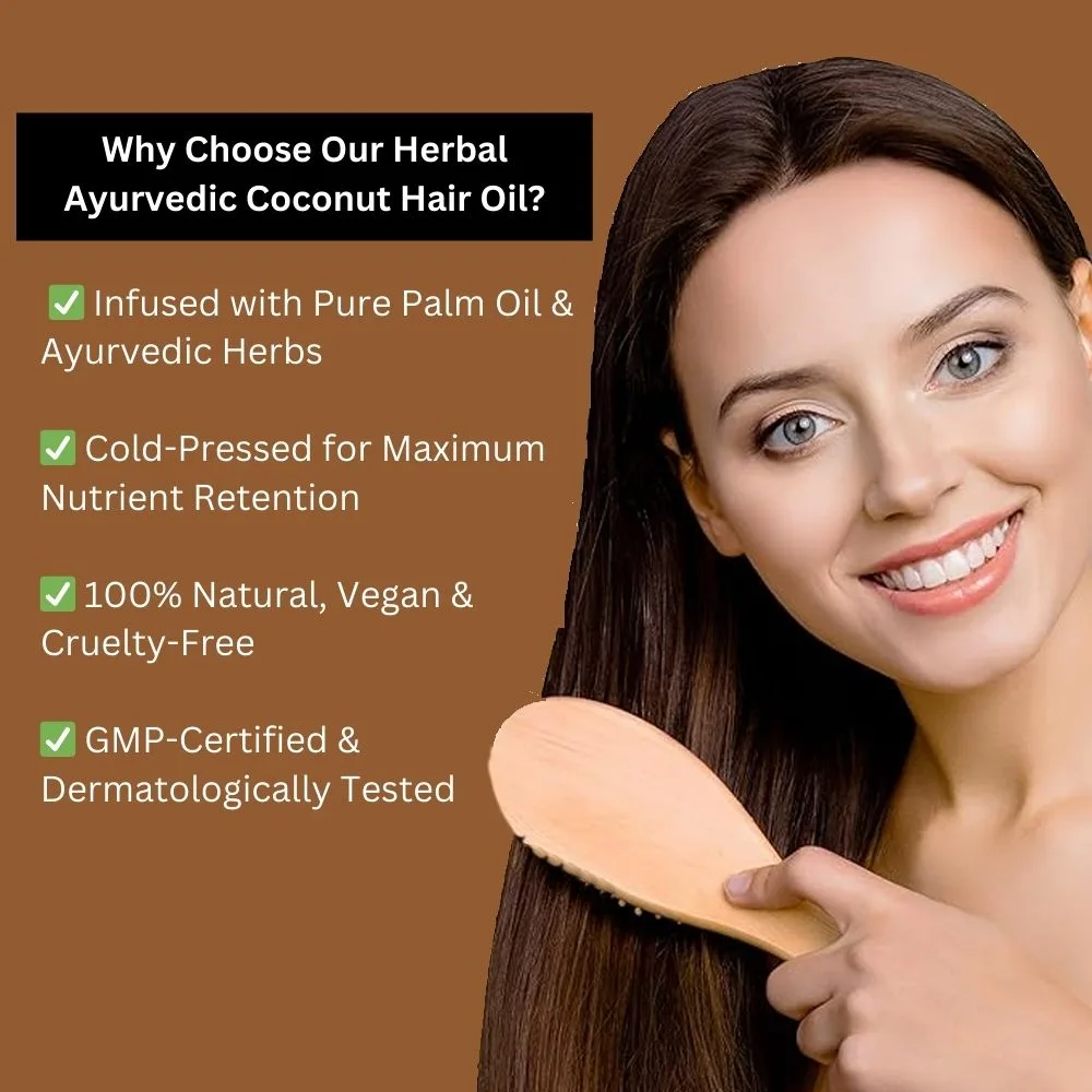 Khadi Pure Herbal Ayurvedic Coconut Hair Oil | 210ml | Adds Shine & Controls Frizz | Hydrates | Paraben & Mineral Oil Free - Image 7