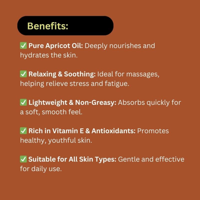 Khadi Herbal Apricot Oil – Baby Massage Oil for Soft Skin