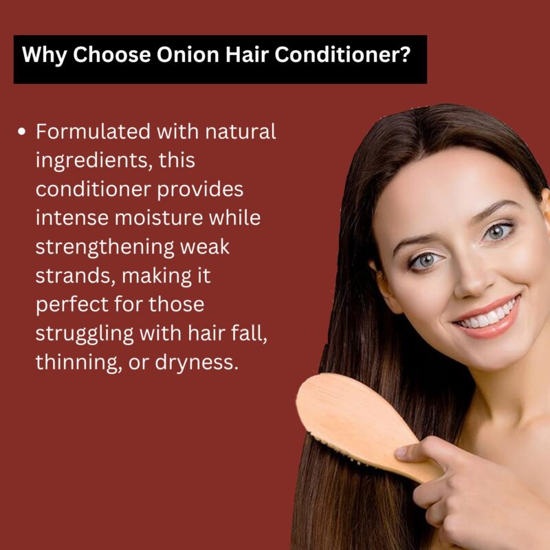 Khadi Pure Herbal Onion Conditioner | Anti-Hair Fall & Strengthening Conditioner for Colored & Chemically Treated Hair - Image 7