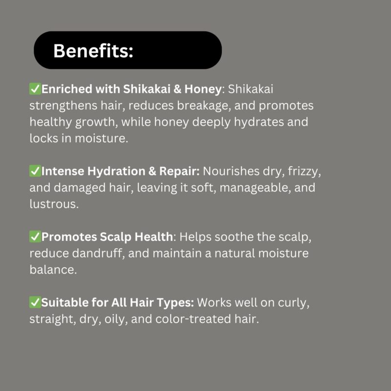 Khadi Pure Herbal Shikakai & Honey Hair Conditioner | Deep Conditioning for Soft, Manageable Hair -210ml - Image 5