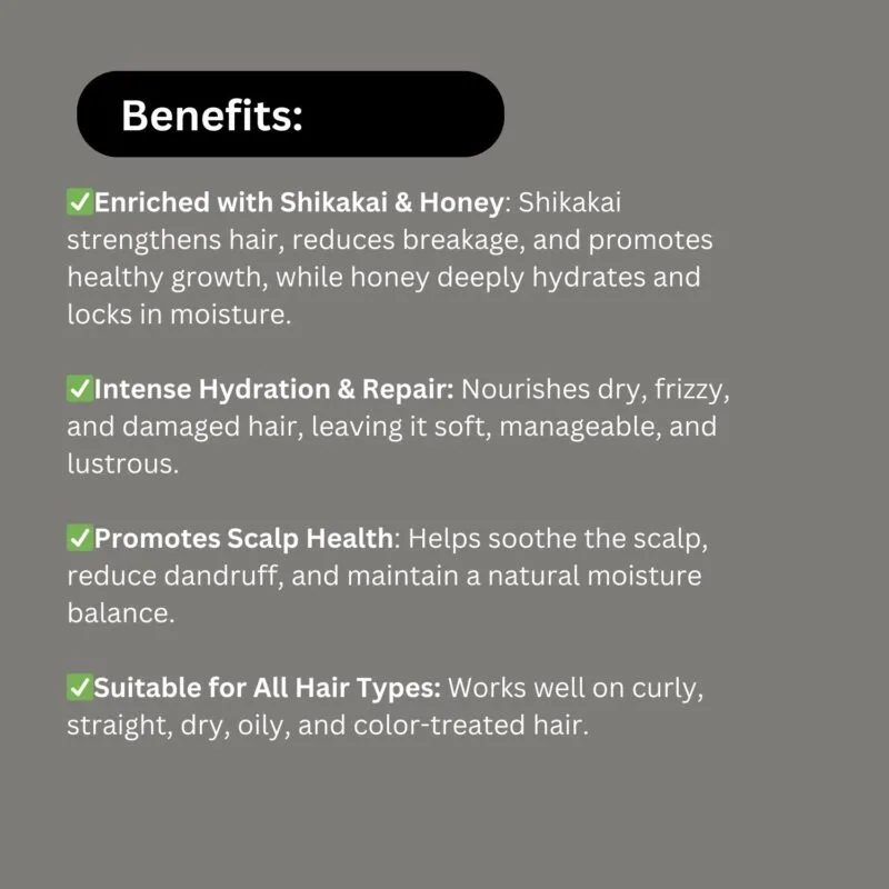 Khadi Pure Herbal Shikakai & Honey Hair Conditioner | Deep Conditioning for Soft, Manageable Hair | 210ml - Image 5