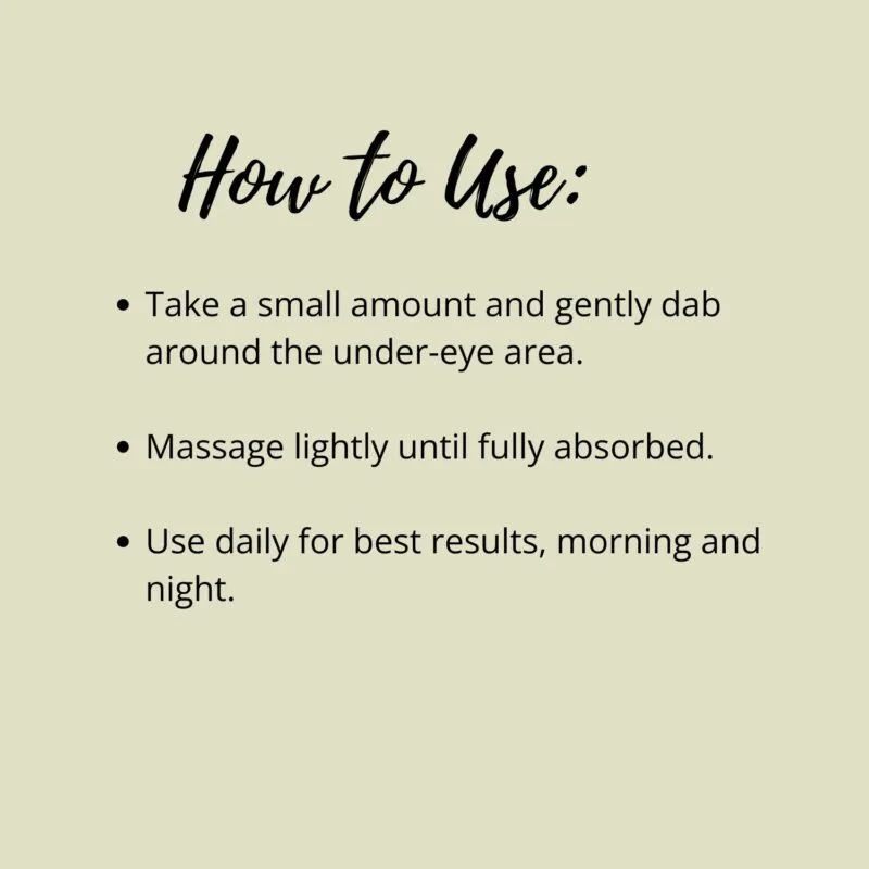 Under Eye Gel with Herbal Goodness