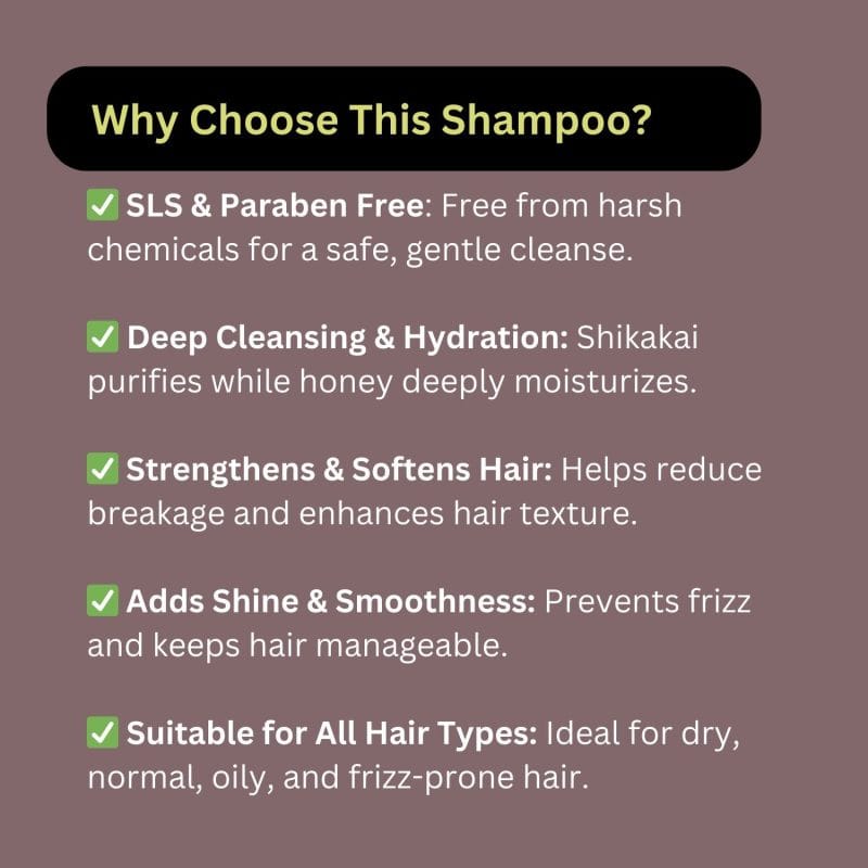 Khadi Pure Herbal Shikakai & Honey Shampoo | 210ml | Nourishing Hair Cleanser for All Hair Types | SLS & Paraben Free - Image 8