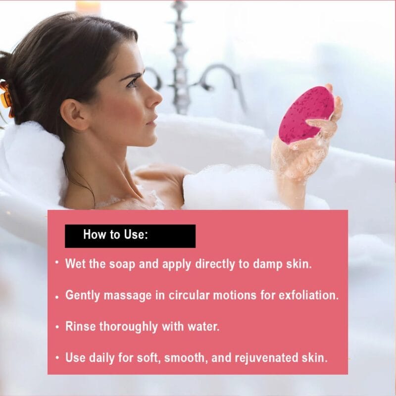 use for Herbal Rose Honey Loofah Soap