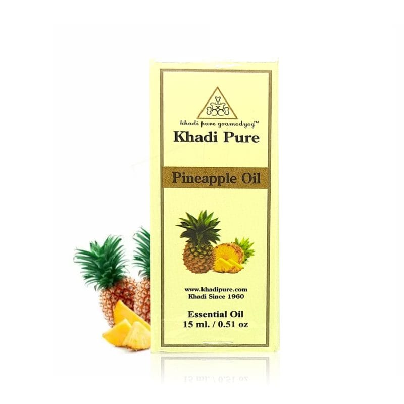 Khadi Pure Herbal Pineapple Essential Oil | Skin Nourishment | Anti-Inflammatory Properties | Mood Enhancement | Digestive Support | 15ml - Image 10