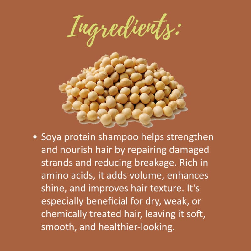 Natural Khadi Soya Protein Herbal Shampoo SLS-Free
