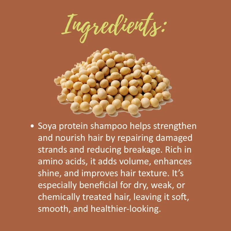 Natural Khadi Soya Protein Herbal Shampoo SLS-Free