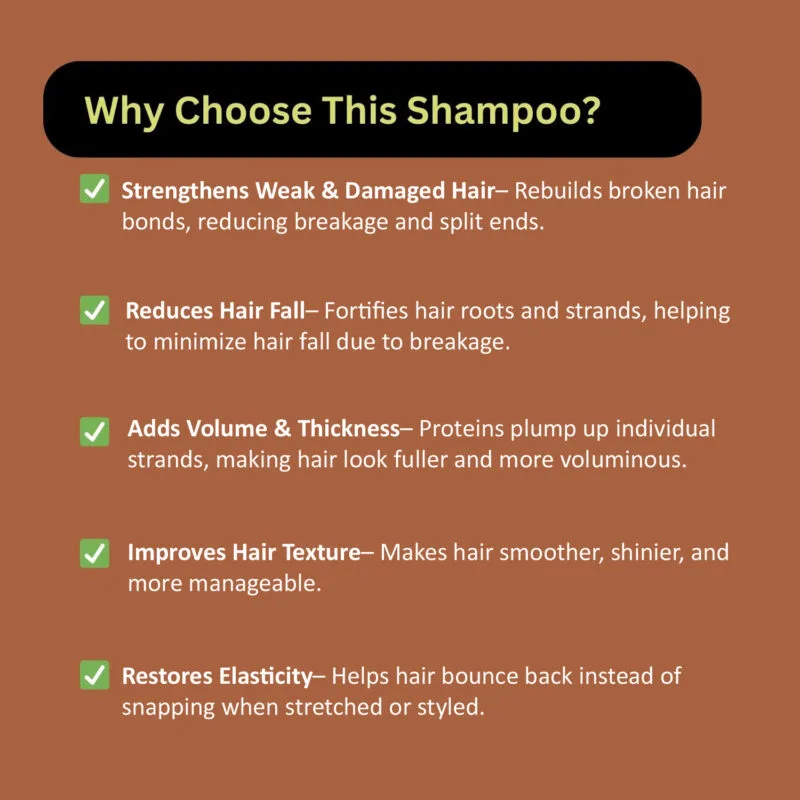 Khadi Soya Protein Shampoo for Nourished, Strong Hair