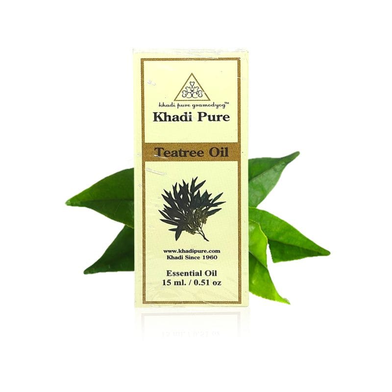 Khadi Pure Herbal Tea Tree Essential Oil | Natural Skin & Hair Care | 15ml - Image 9