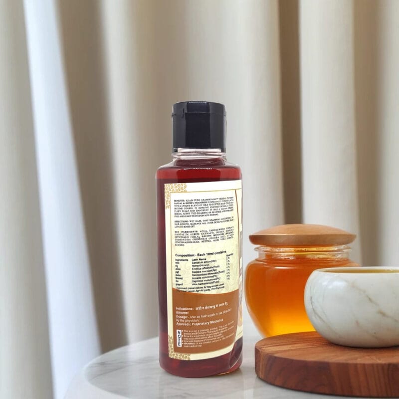 Woody Sandal and Honey Shampoo by Khadi Pure