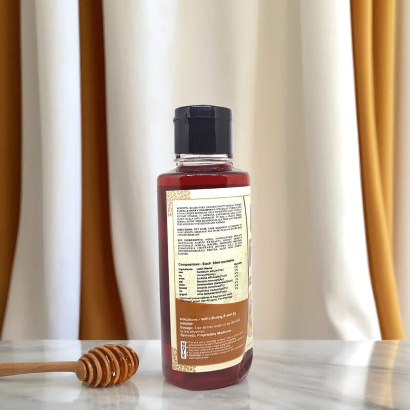 Khadi Herbal Shampoo with Woody Sandal & Honey