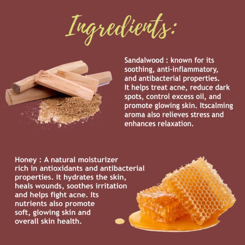 Khadi Herbal SLS-Free Woody Sandal & Honey Shampoo Bottle