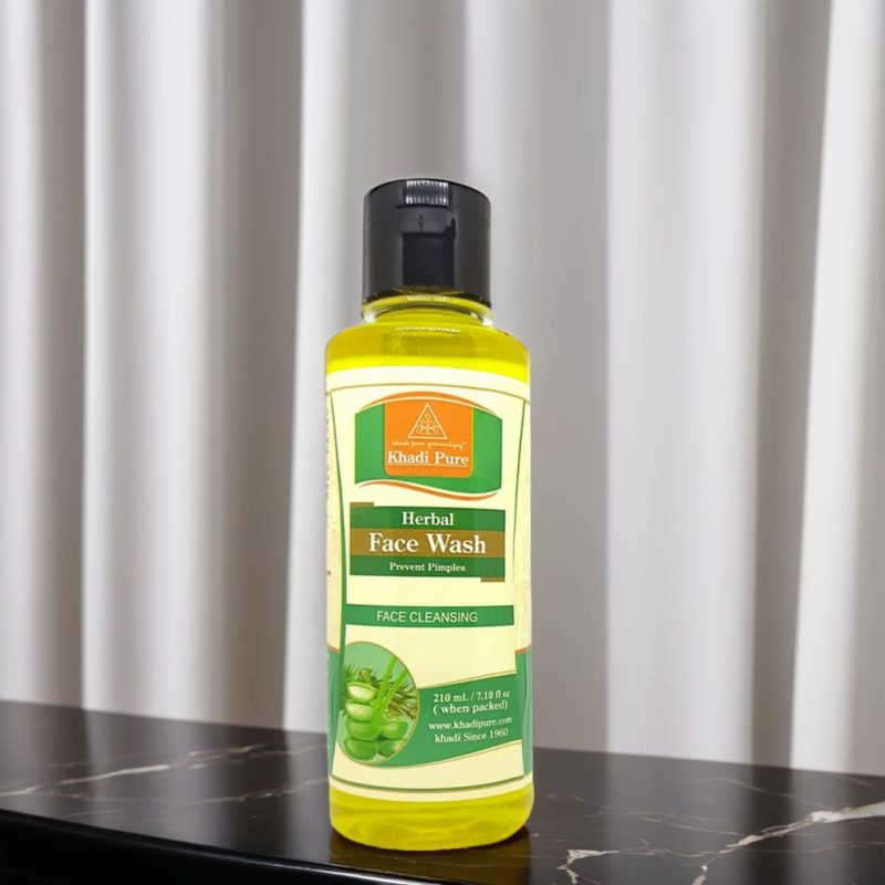 Khadi Pure Herbal Face Wash - 210ml - Image 6