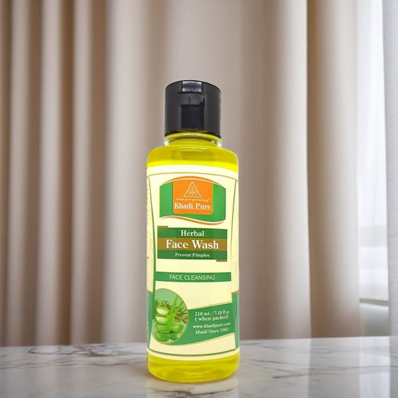 Khadi Pure Herbal Face Wash - 210ml - Image 4