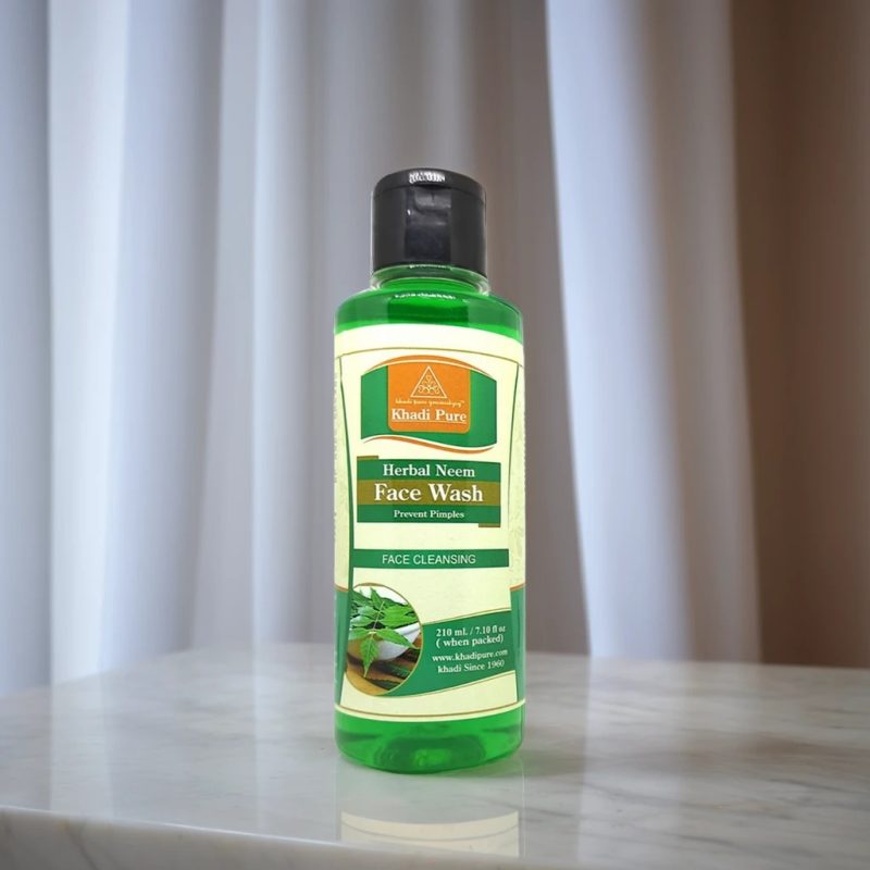 Khadi Pure Herbal Neem Face Wash - 210ml - Image 4