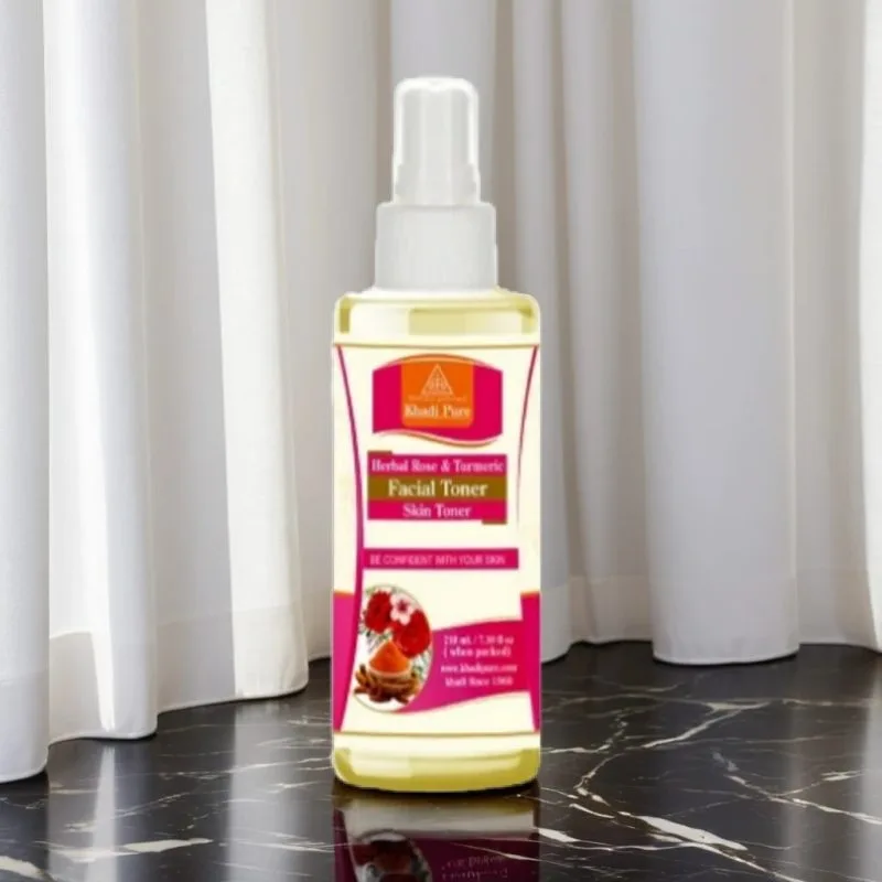 Rose and Turmeric Toner by Khadi Pure