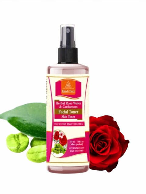 Herbal Rose Water Cardamom Toner for Soft Skin