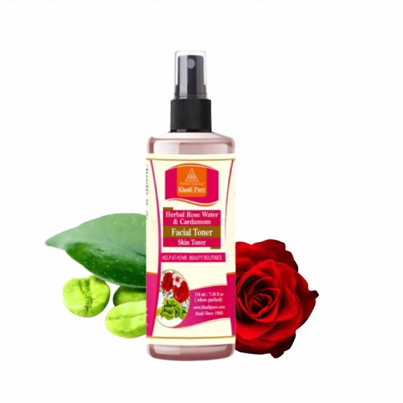 Herbal Rose Water Cardamom Toner for Soft Skin