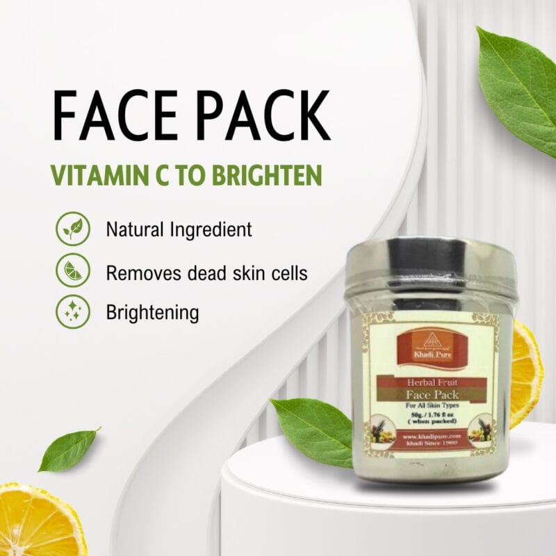 Khadi Herbal Fruit Face Pack for Glowing Skin