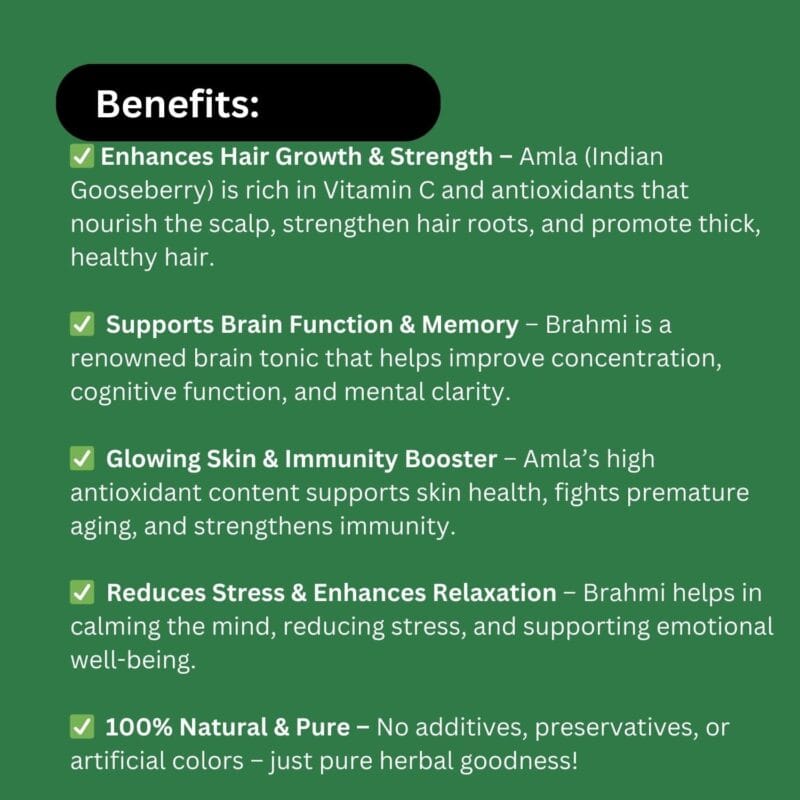 Khadi Pure Herbal Amla & Brahmi Hair Oil | 210ml | Natural Oil to Prevent Premature Greying | Strengthen Hair Roots | Promote Healthy Hair Growth | Add Gloss to Your Hair - Image 4