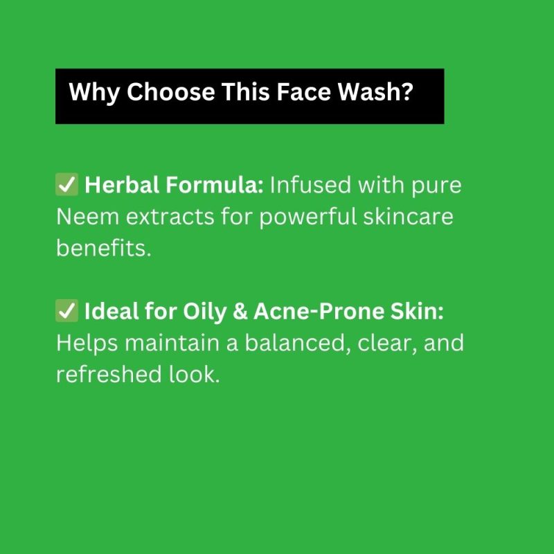 Khadi Pure Herbal Neem Face Wash - 210ml - Image 6