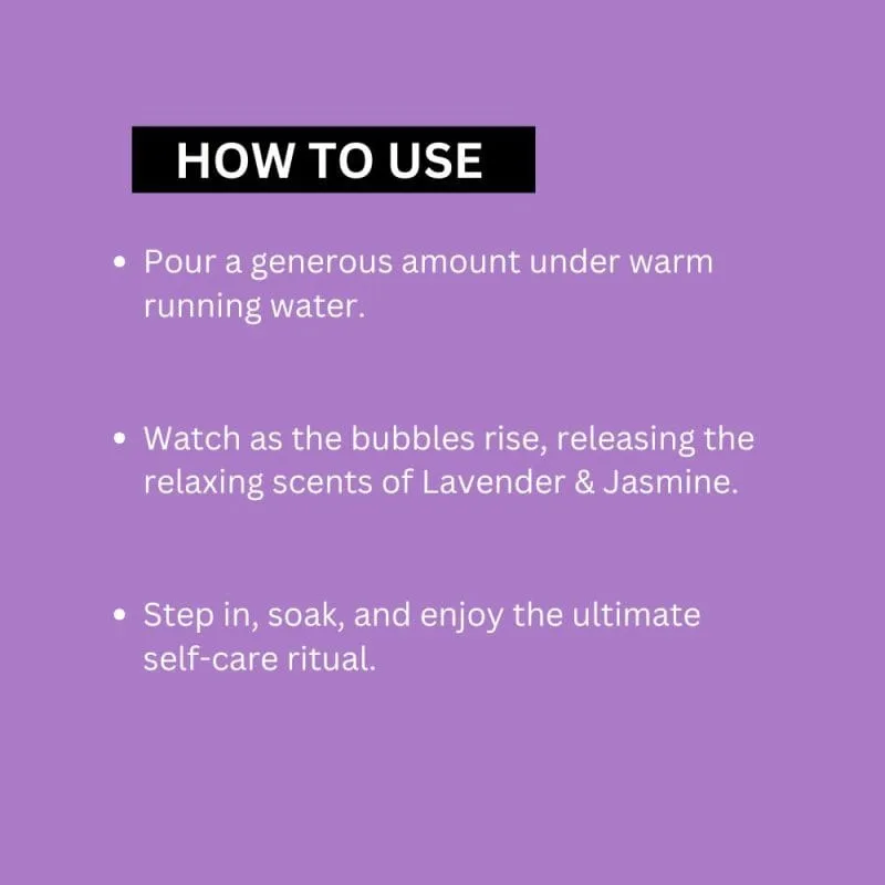 Khadi Pure Herbal Aromatic Bubble Bath with Lavender & Jasmine | Bubble Bath for Radiant Skin & Relaxation  | 210ml - Image 4