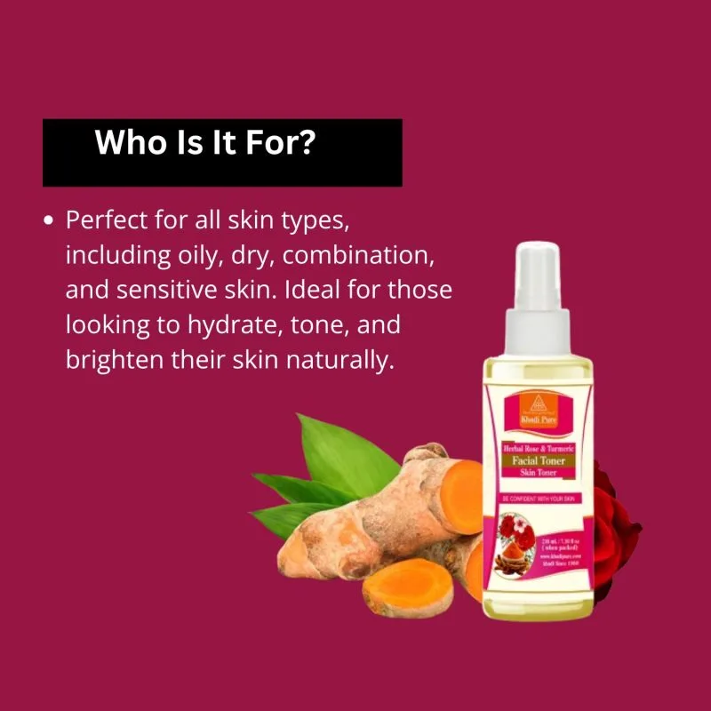 Brightening Toner Rose & Turmeric