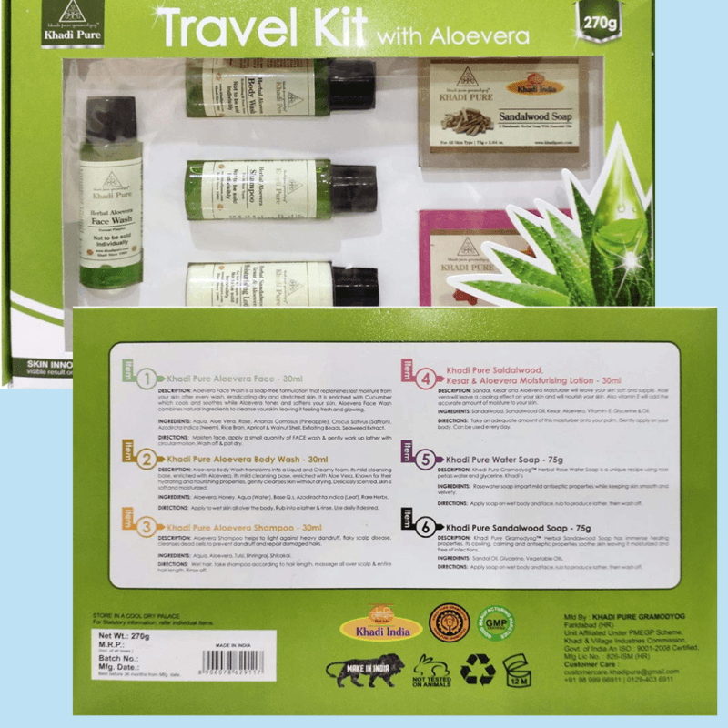Aloevera travell kit