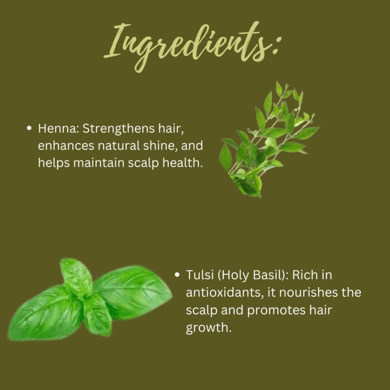 Henna ,Tulsi shampoo