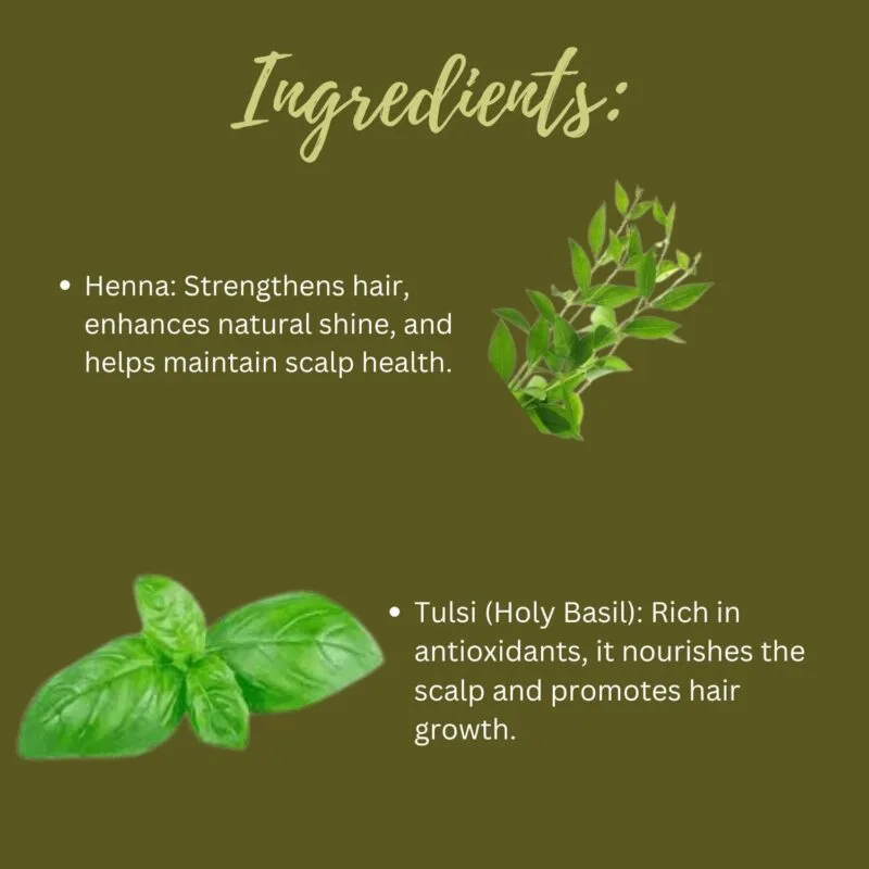 Henna ,Tulsi shampoo